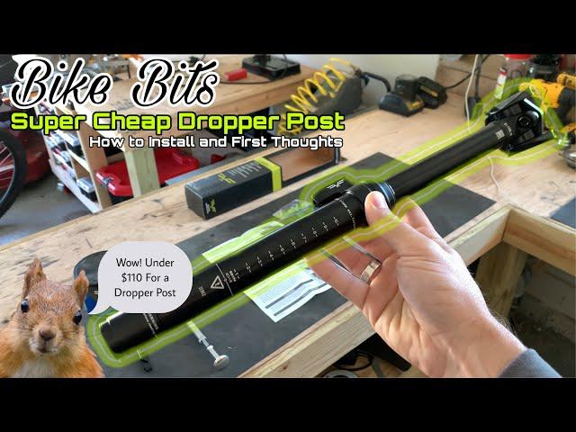 Bike Bits: THE FORTE CLUTCH DROPPER POST INSTALL: A Low Cost Mountain Bike Dropper Post For Any Bike