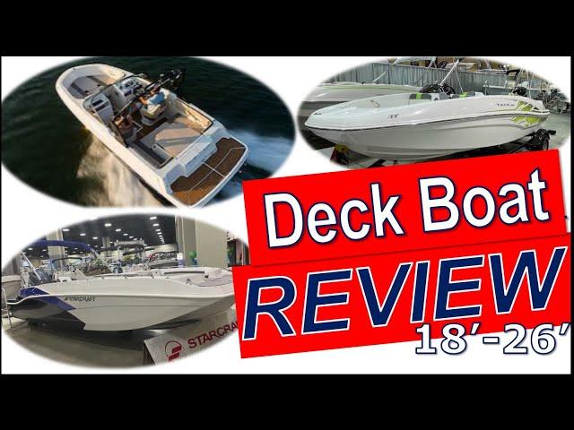 Best and Worst Deck Boats 2022 - Review of ALL Deck Boat for Sale at 4 Boat Shows