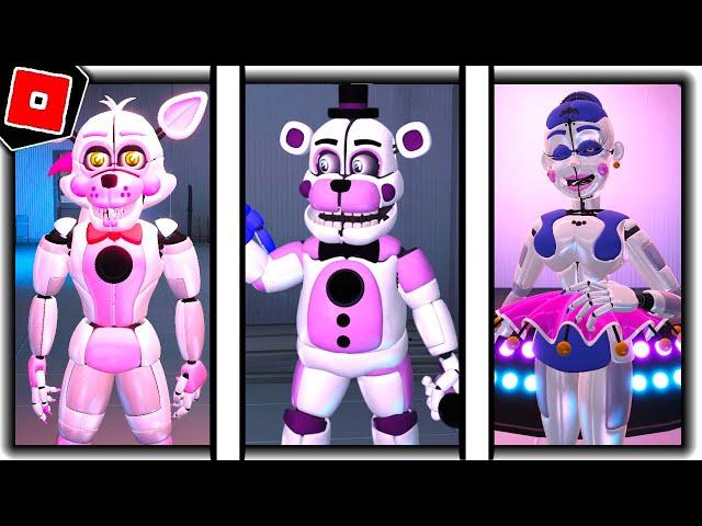 How to get ALL 3 NEW SISTER LOCATION SECRET CHARACTERS in FREDBEAR'S MEGA ROLEPLAY - Roblox