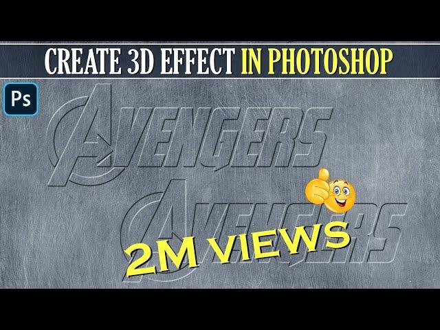 Create 3d Effect By Using Bevel And Emboss In Photoshop I Photoshop Tutorial