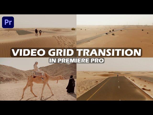 Video Grid Transition in Premiere Pro Tutorial