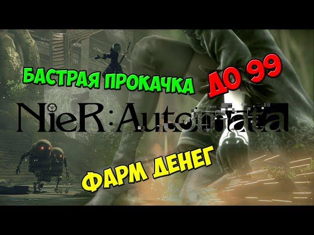 Nier:automata-как легко поднять 99 лвл [Гайд]