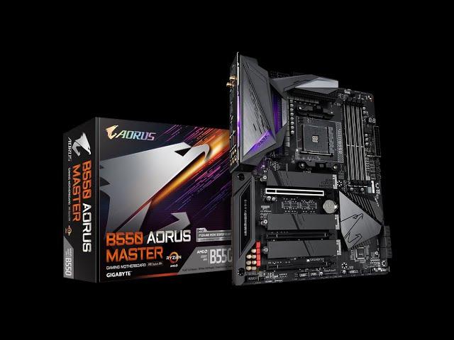 Gigabyte B550 Aorus Master Motherboard Unboxing and Overview