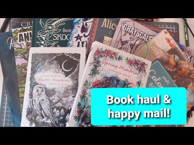 Colouring book haul & happy mail - Adult colouring