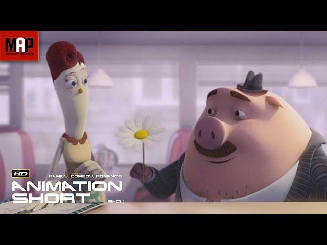 CGI 3D Animated Short Film "CHICKEN OR EGG" Cute Romantic Comedy Animation by Ringling College