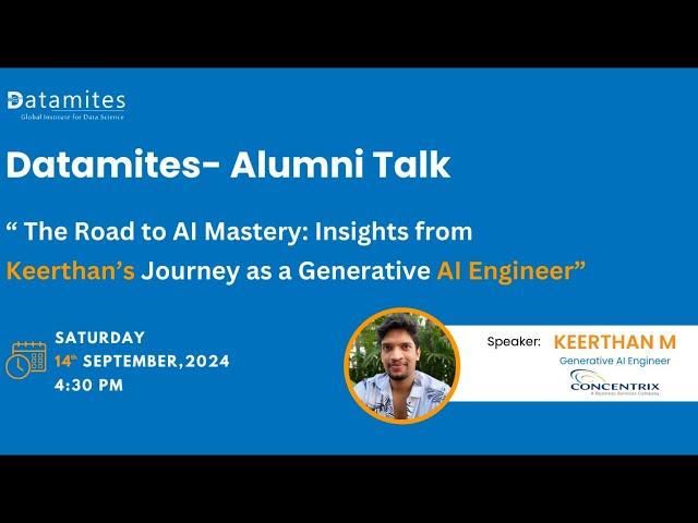 Insights from Keerthan’s Journey as a Generative AI Engineer