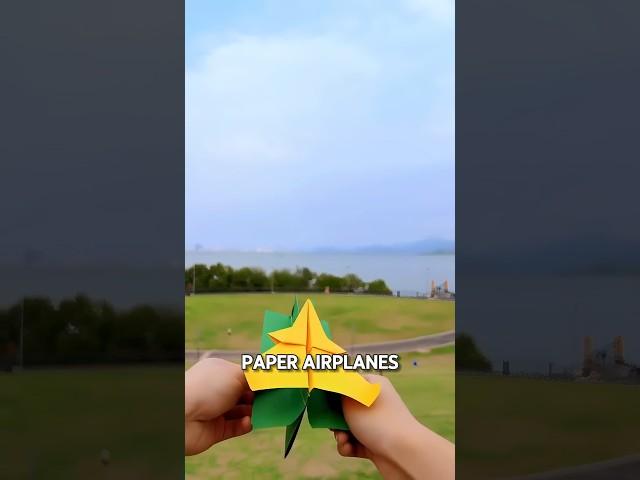 What the First Paper Airplanes Looked Like #shorts