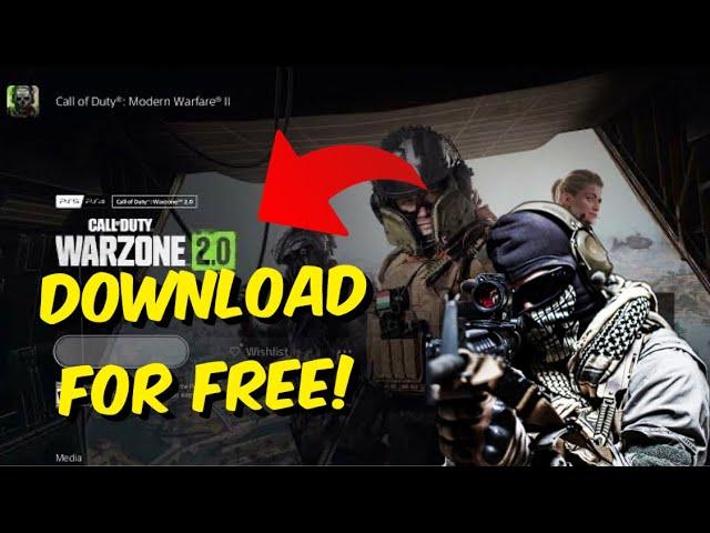 How To Download Warzone 2 On PS5 / PS4 For Free! (No Modern Warfare 2 Needed)