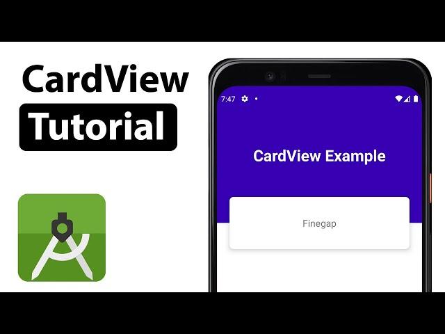 How To Make Cards In Android Studio | CardView Tutorial in Android Studio