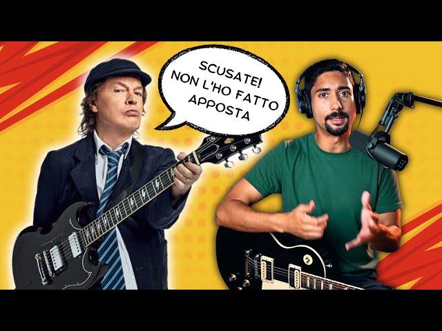 ESERCIZI NON VOLUTI! THUNDERSTRUCK degli AC/DC - Angus Young | Lezioni di Chitarra