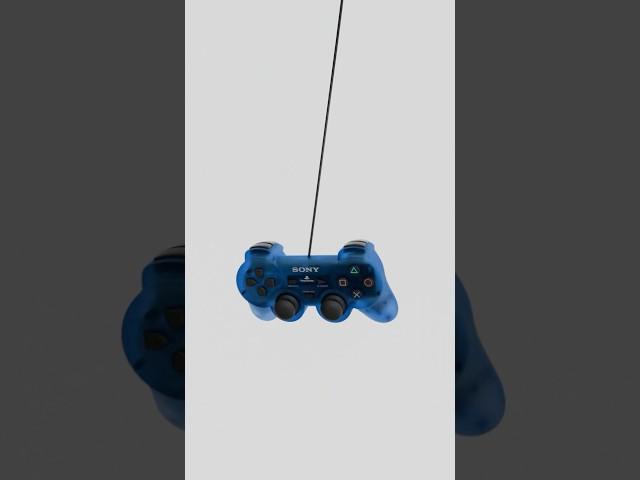 Is this satisfying? -PLAYSTATION 2 CONTROLLER #3dartist #playstation #satisfying #3dproductanimation