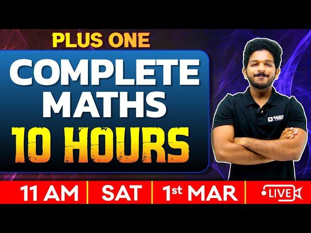 Plus One Maths Public Exam | Maths - All Chapters | 10 Hours | Exam Winner