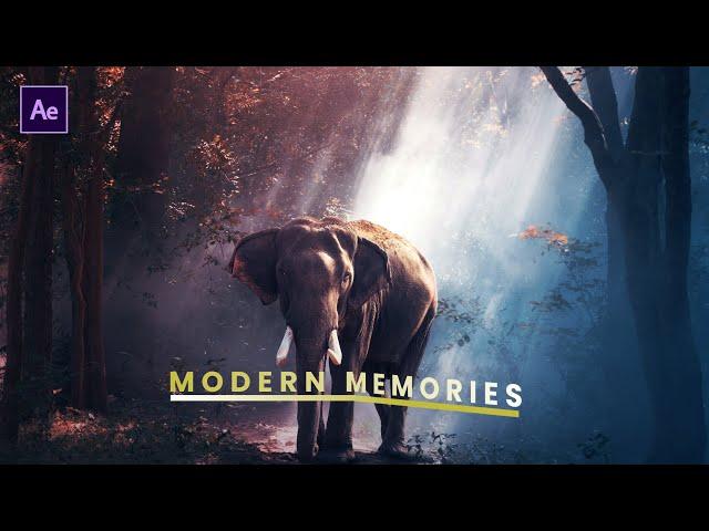 After Effects Tutorial | Folding Photo Modern Slideshow Memories in After Effects