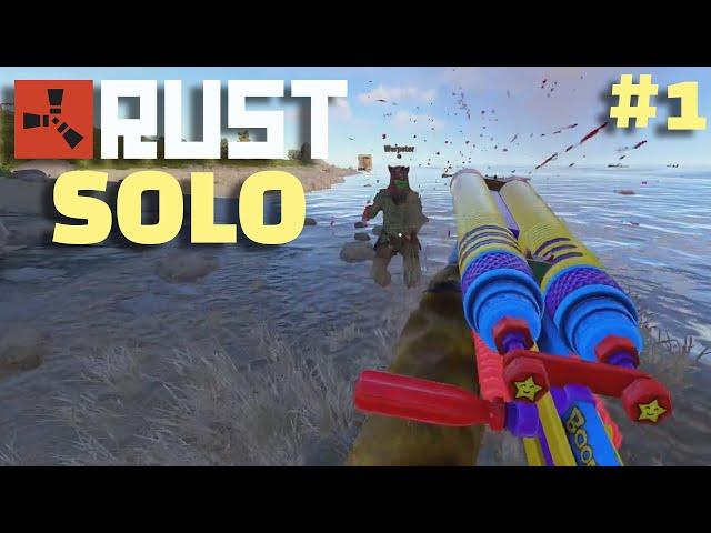 RUST SOLO #1  ASI COMIENZA un JUGADOR de +13500 HORAS  GAMEPLAY EN ESPAÑOL