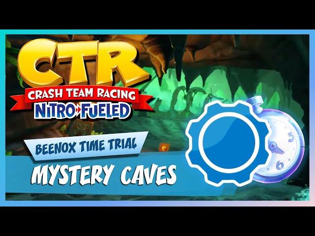 Mystery Caves - Developer Time Trial (1:58:58 vs 2:00:62) | Crash Team Racing Nitro-Fueled