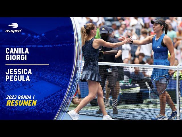 Camila Giorgi vs. Jessica Pegula Resumen | 2023 US Open Ronda 1