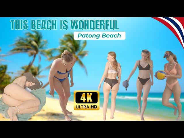 PATONG BEACH WALKING TOUR | Thailand Phuket Beach Walk 4K  #47