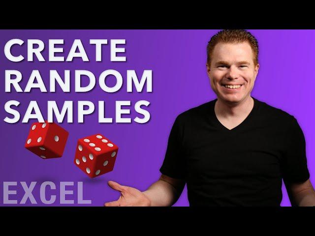 Use Excel to Create Multiple Random Samples