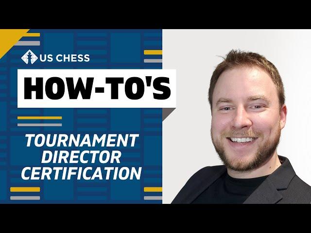 How To Become A US Chess Tournament Director