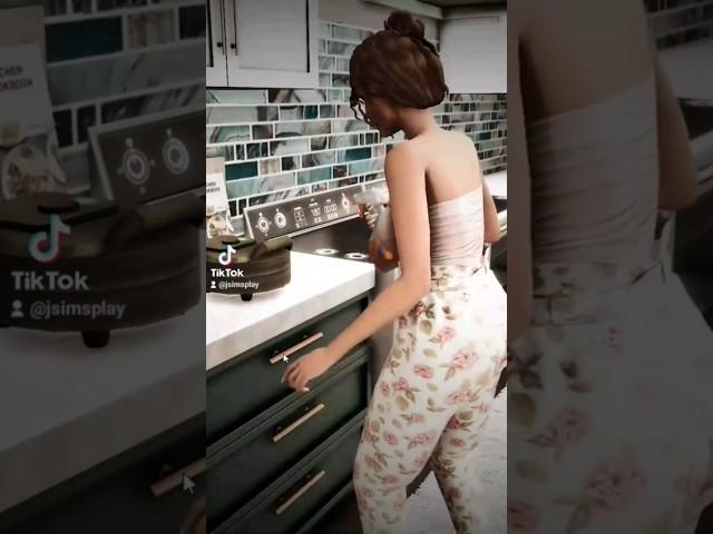 Cleaning with Delaney. #thesims4 #sims4content #sims4cc #youtubeshorts #shorts #gaming #aesthetic