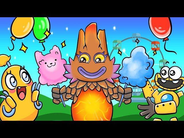 Kayna and cotton candy - My Singing Monsters Animation!