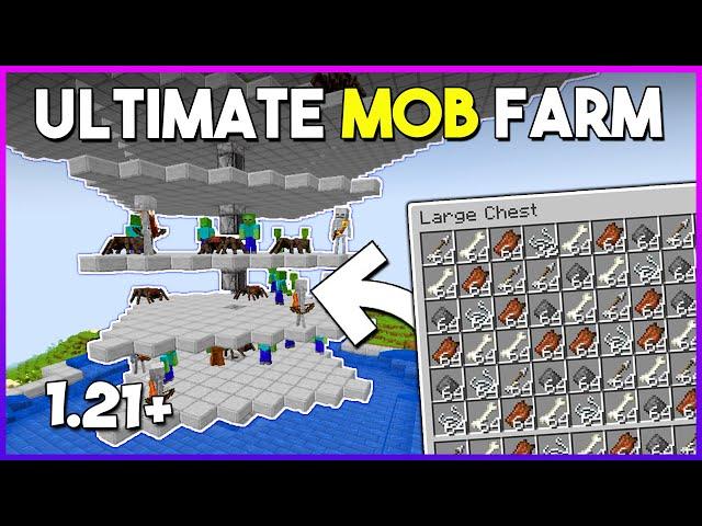 Minecraft 1.21: ULTIMATE Mob Farm Build! (Efficient & AFK-Friendly)