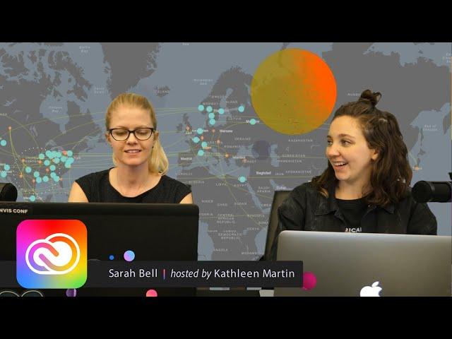 Live Vector Art with Sarah Bell from Esri 3 of 3 | Adobe Creative Cloud