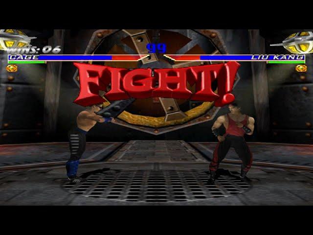 Mortal Kombat Gold (Alberto Blaze) -JOHNNY CAGE- Very Hard Master Ladder Walkthrough Dreamcast