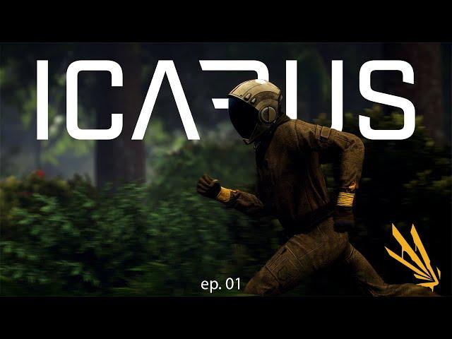 Icarus - Первый шаг на чужой планете! Прохождение игры Икарус Бета Тест - эп. 01