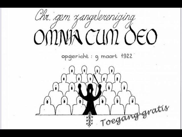 100 jarig Jubileumconcert Omnia Cum Deo