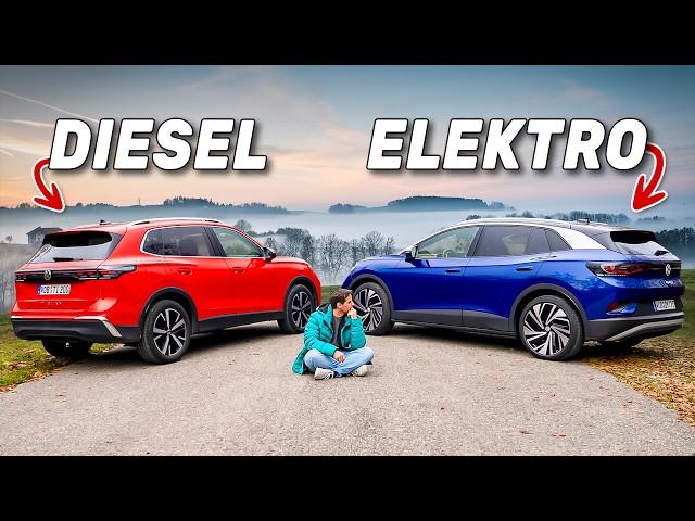 Ist Elektro wirklich billiger als Diesel? VW Tiguan vs. VW ID.4