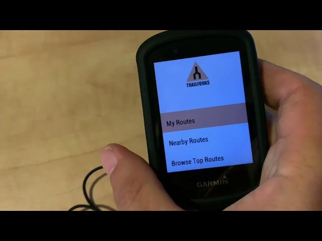 How to create a TrailForks route on Garmin edge 530