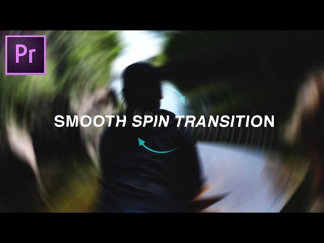 Adobe Premiere Pro CC: Smooth Spin Blur Rotation Transition Effect Tutorial (How to)