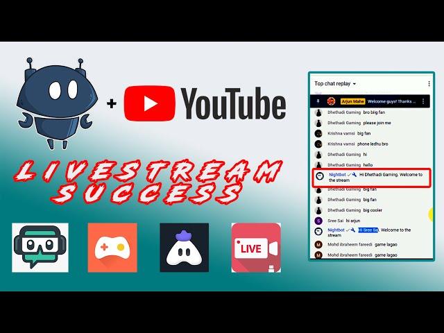 How to Setup Nightbot for Youtube Live stream | Easy setup for mobile + PC