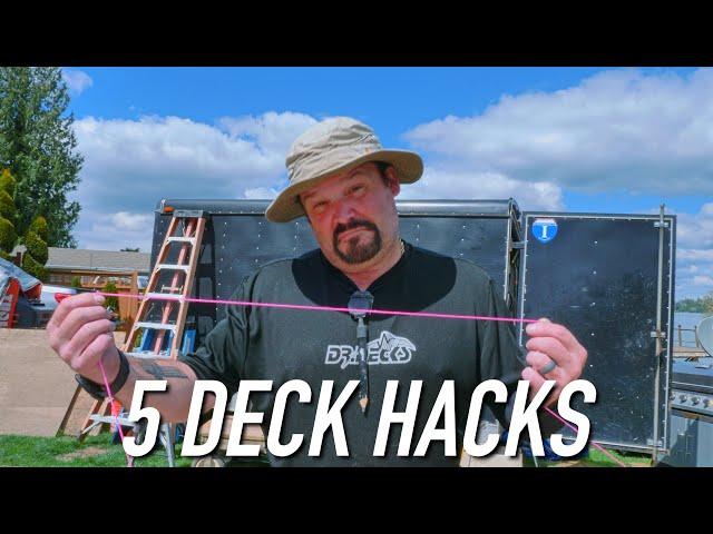 5 Deck Building Hacks || Dr Decks