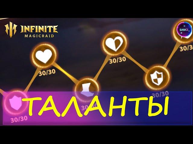 ГАЙД НОВИЧКА ТАЛАНТЫ правильный старт INFINITE MAGICRAID imr имр