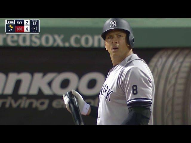 NYY@BOS: A-Rod comes in to pinch-hit at Fenway