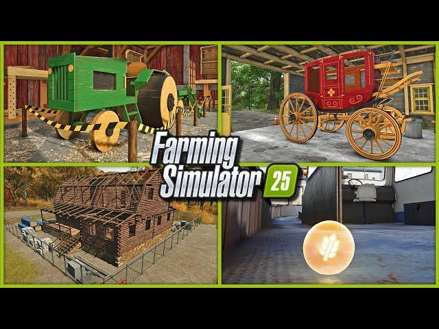 FS25 Constructions, Buildable Homes, & Town Projects! | Farming Simulator 25