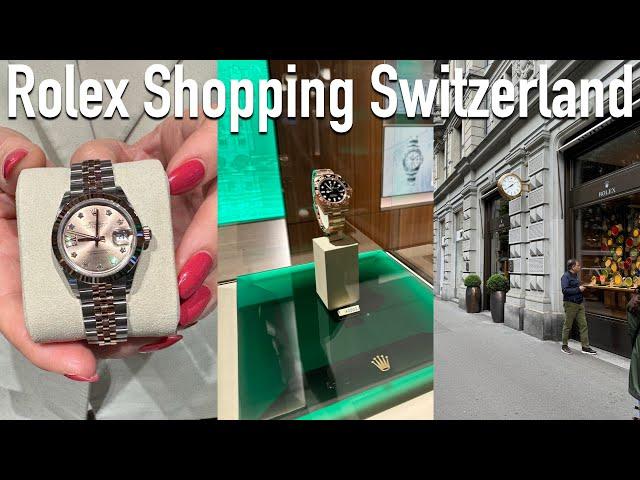 Rolex Watch Shopping Zurich Switzerland Bucherer Beyer &Watch Museum  Daytona Submariner GMT Master?