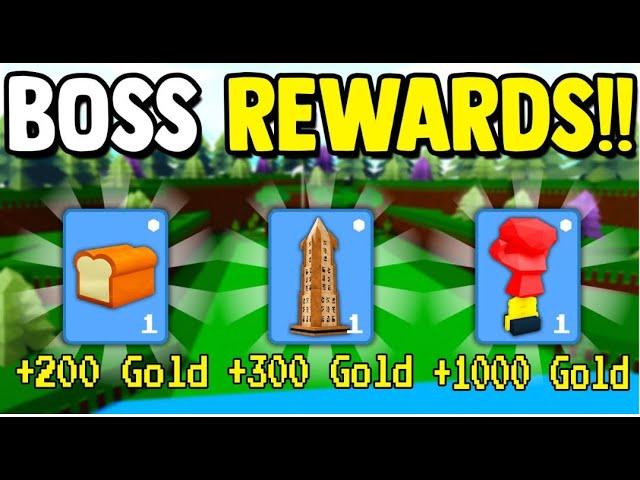 *EVERY* BOSS FIGHT REWARD (HURRY) | Build a boat for treasure ROBLOX