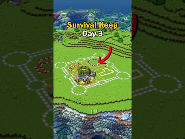 Minecraft Ultimate Survival Keep Day 3  #minecraft