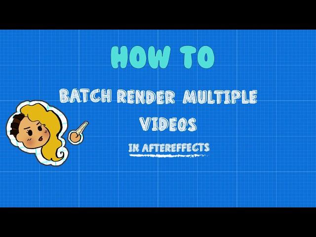 How to Batch Render Multiple Videos in After Effects EASY