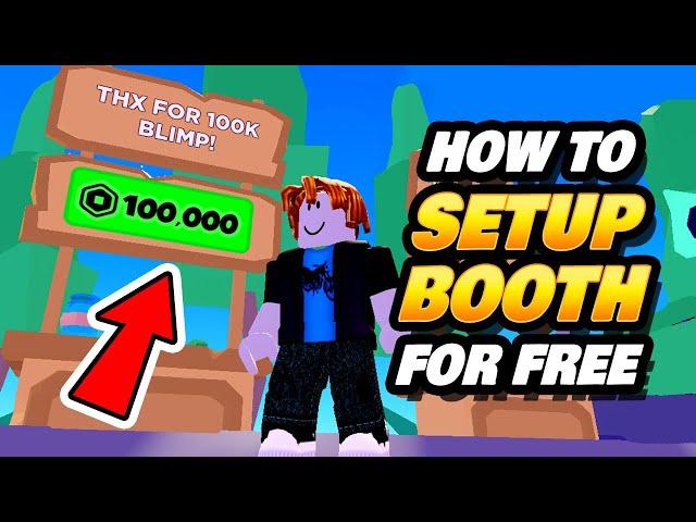 How to Setup Pls Donate Booth for Free - Get Robux Donations