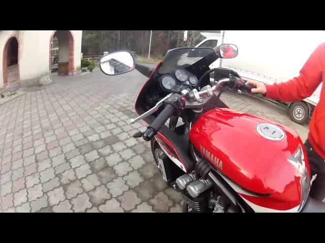 Odpalanie na zimnym Fazerka  Yamaha Fzs 600 FAZER 2002 R.