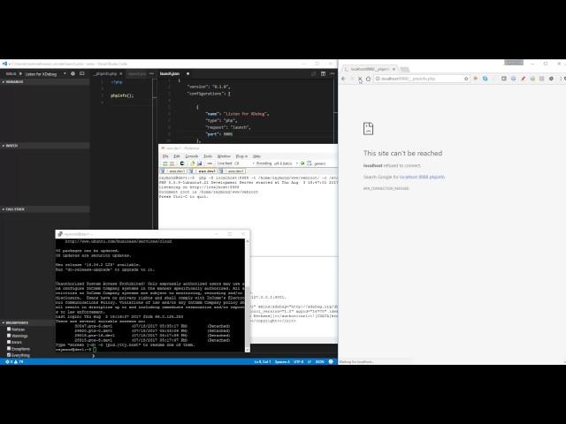 php xdebug windows10 vscode xdebug behind company firewall to debug php files on remote linux server