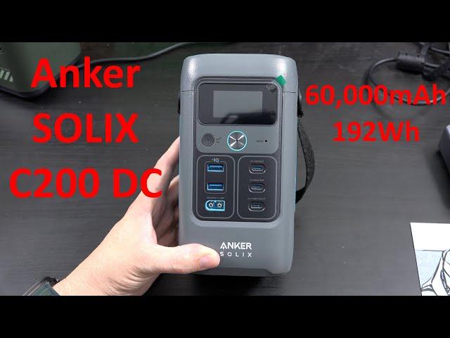 Anker SOLIX C200 DC 60,000mAh 192Wh 200W Unboxing and PS100 100w Solar Charging!