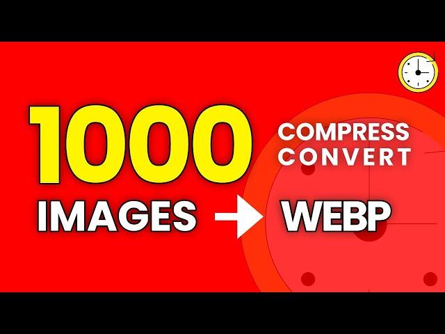 1000 IMAGES to WebP Conversion in Seconds