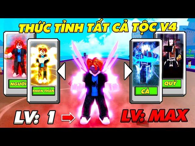 ZENO Hành Trình Lv 1-2550 THỨC TỈNH TẤT CẢ 6 TỘC V4 FULL GEAR BLOX FRUIT