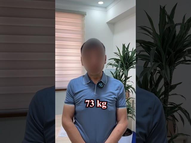 10 oylik natija. 152 kg vaznlari bor edi 10 oydan soʻng73 kg vaznga ega boʻldilar. ️ 97 466-77-55