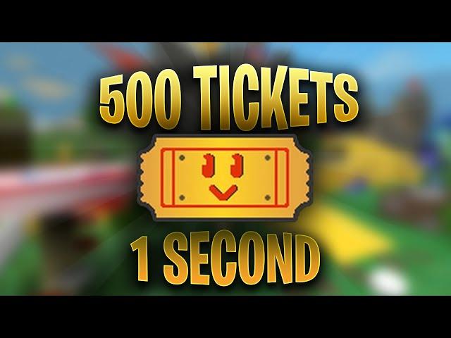 How to get 500 Tickets in One Second | Bee Swarm Simulator